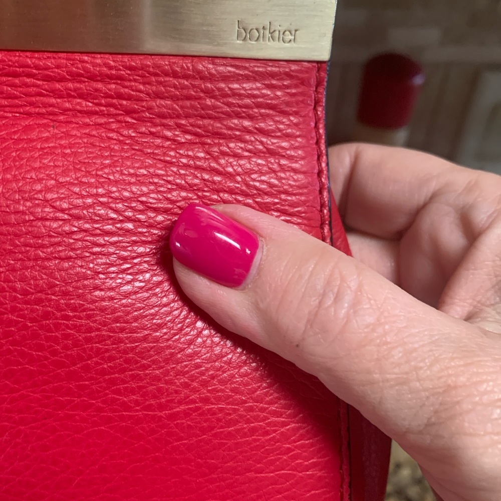 Botkier Red Leather Satchel Purse - Picture 4 of 11